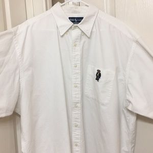 White Vintage Ralph Lauren Button Up